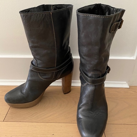 lavorazione artigiana black boots size 38 - Picture 2 of 7